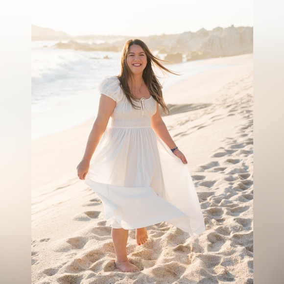 Doen Quinn Dress / Salt (White) - Picture 2 of 8